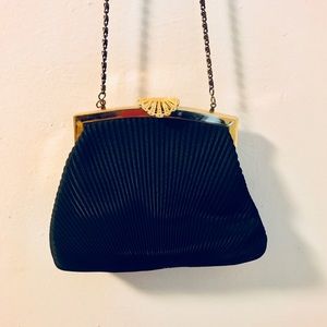 Macy’s Vintage Evening Black Clutch / Bag
